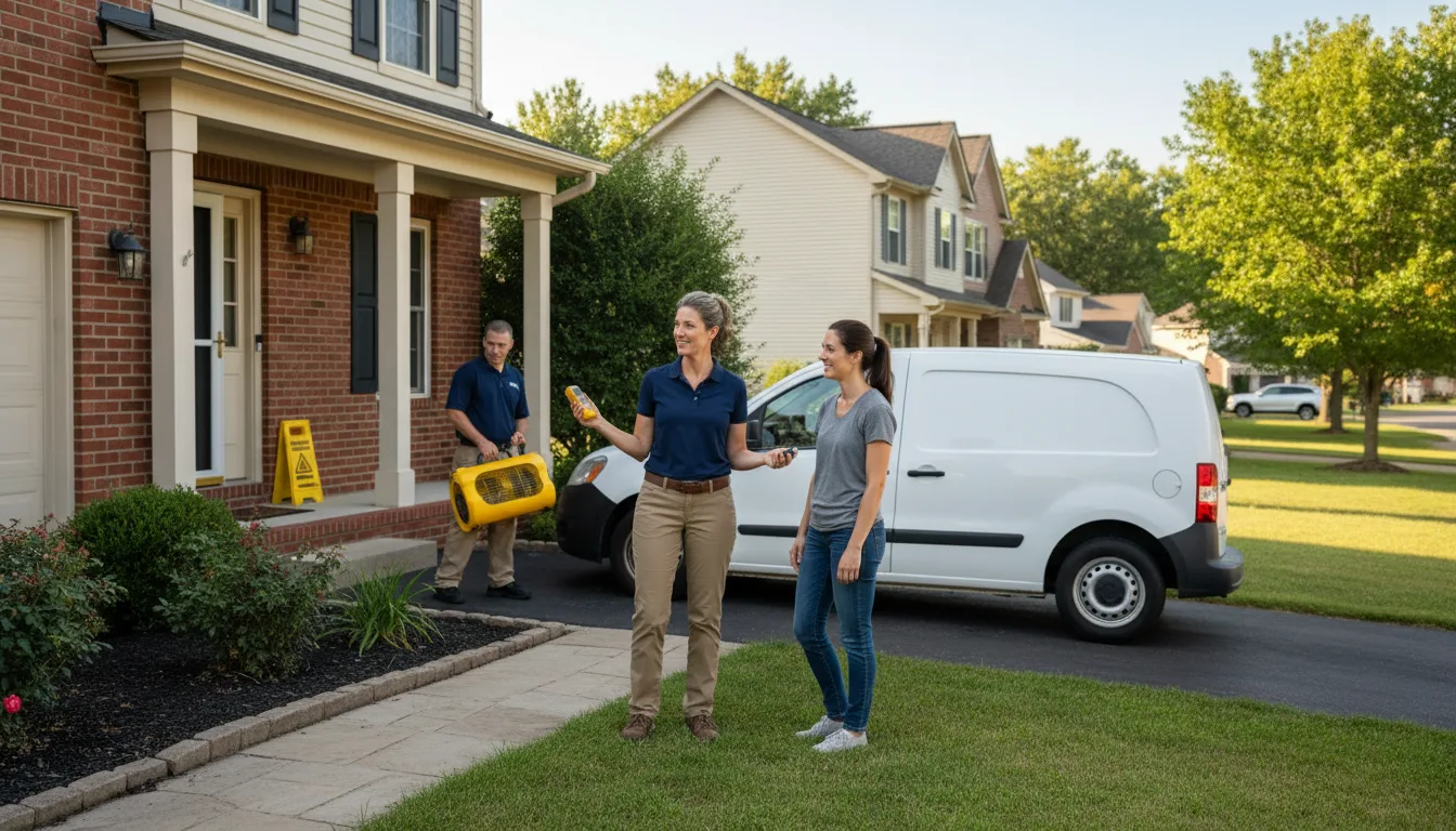 Residential water damage restoration in South Lancaster, MA